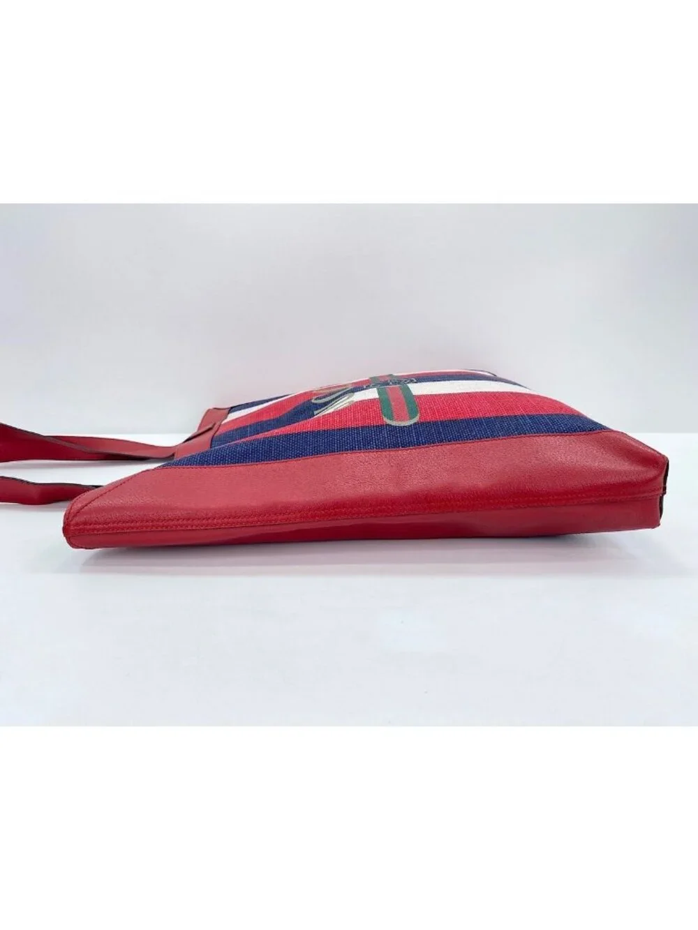 Gucci Handbag Canvas Leather Tricolor